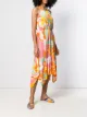 الصورة 2 من Emilio Pucci فستان قصير بتصميم وشاح وطبعة صدفية