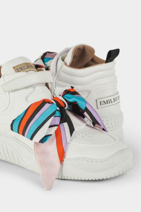 きれい EMILIO PUCCI エミリオプッチ ハイカットスニーカー スカーフ