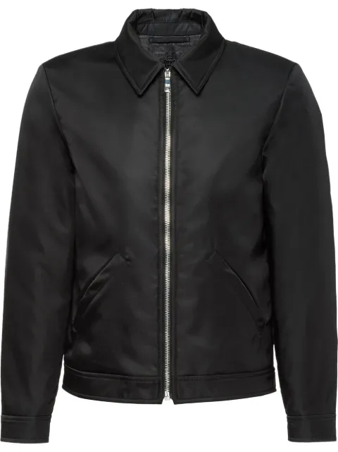 Prada Nylon gabardine bomber jacket