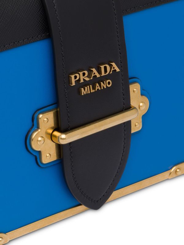 Prada Cahier Leather Shoulder Bag Farfetch