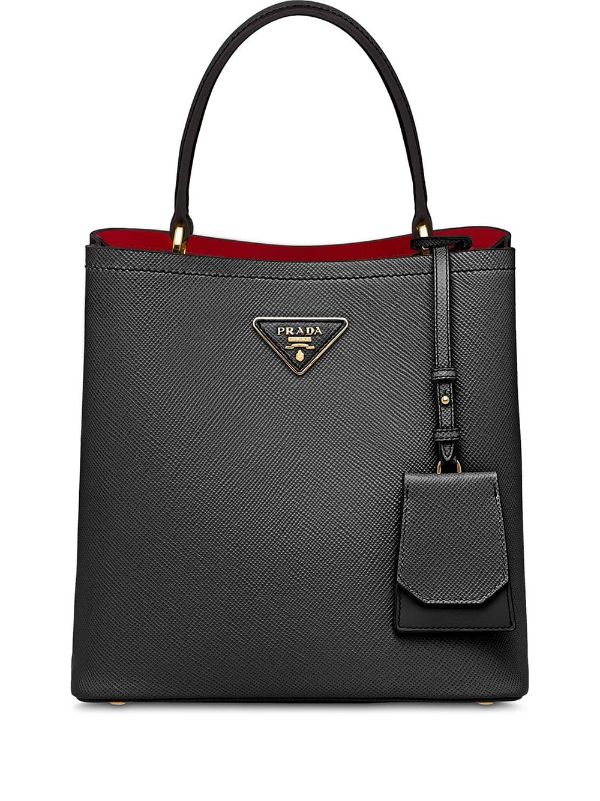 Prada Double Saffiano Leather Mini Bag - Farfetch