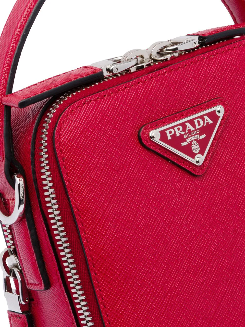 Prada Saffiano Leather Shoulder Bag Farfetch