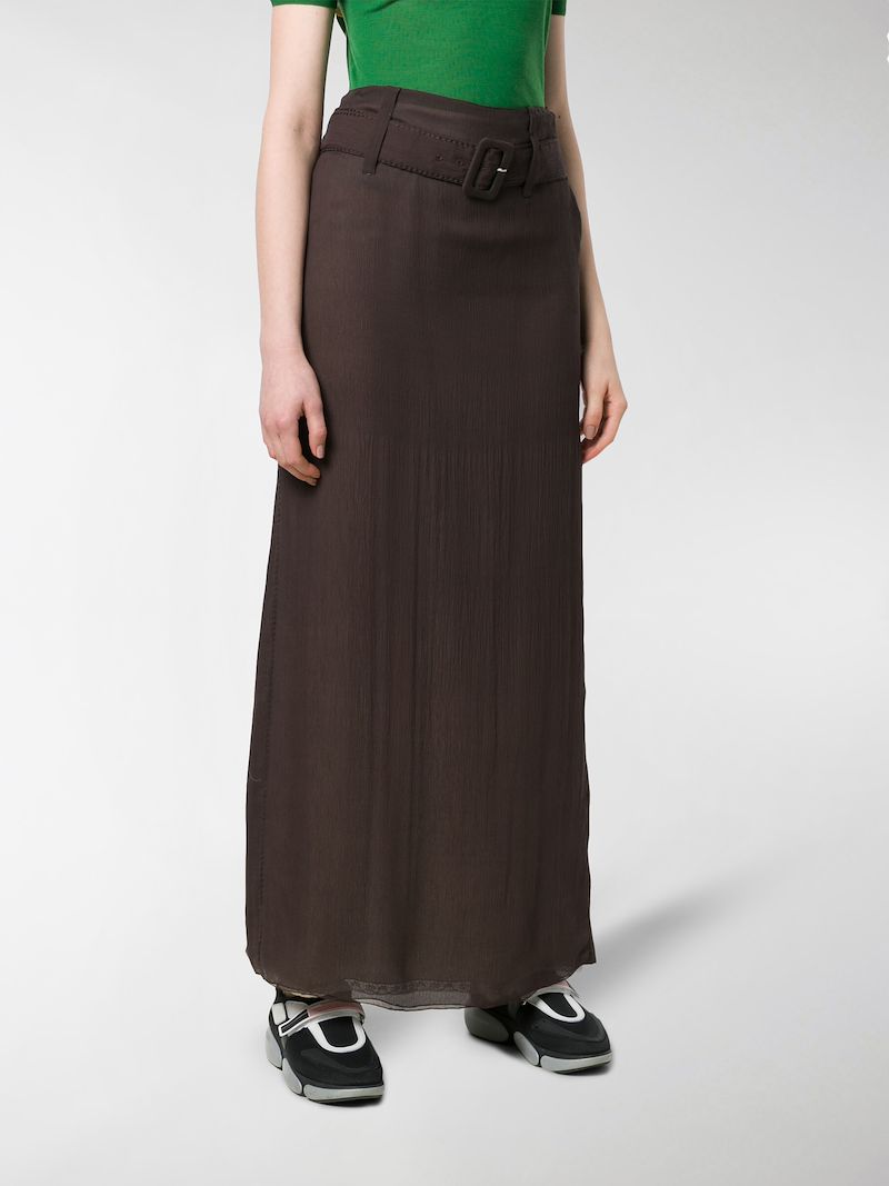 prada maxi skirt