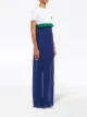 Prada long ruffle-trim dress