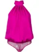 Image 1 of Fleur Du Mal keyhole draped bodysuit