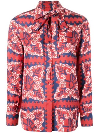 Valentino Garavani Mini Bandana Print Shirt - Farfetch