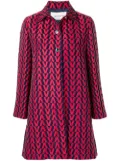 Valentino Garavani brocade coat - Red