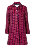 Valentino Garavani brocade single-breasted coat - Red
