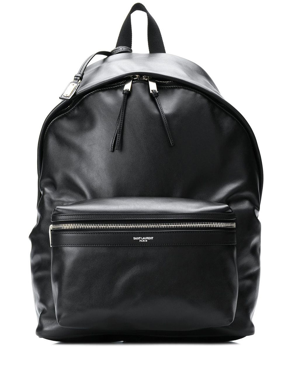 City leather backpack