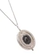 Luis Miguel Howard circular sapphire-embellished pendant necklace