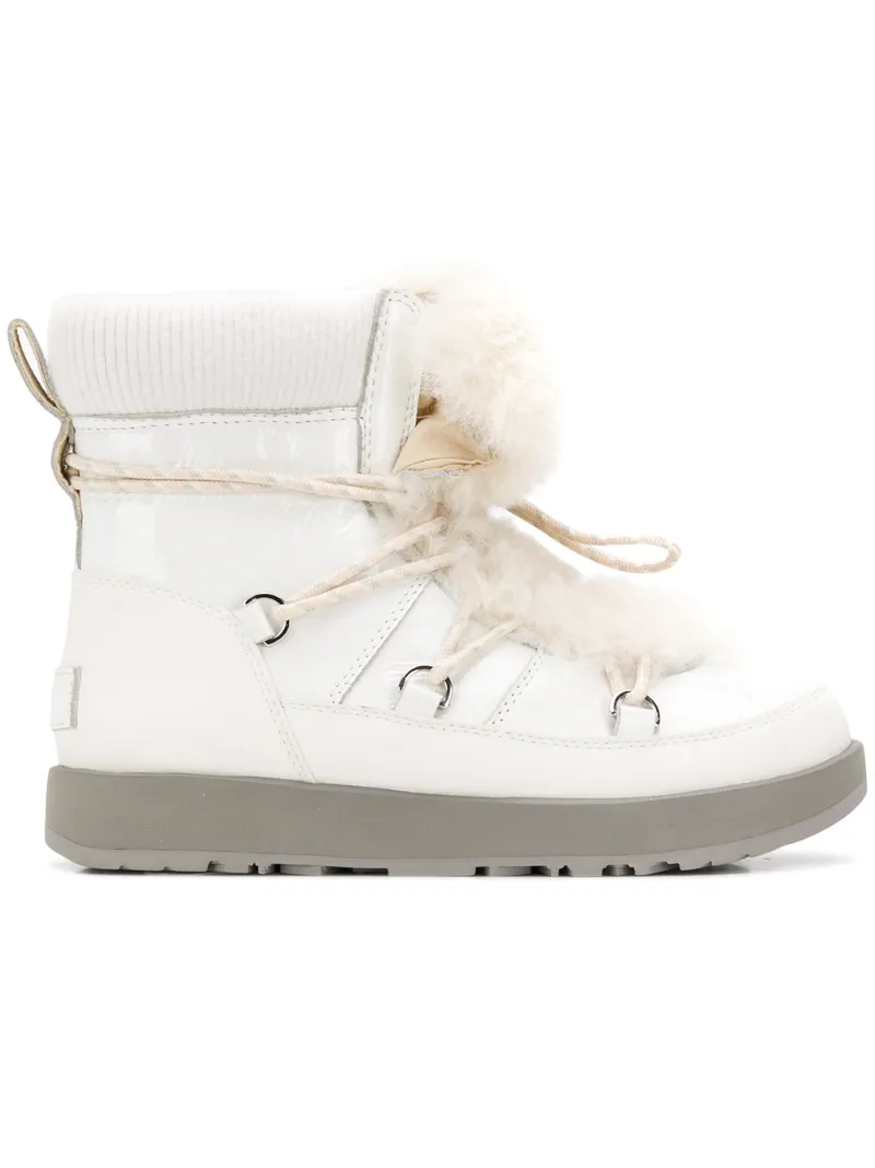Ugg Australia ботинки с мехом на шнуровке