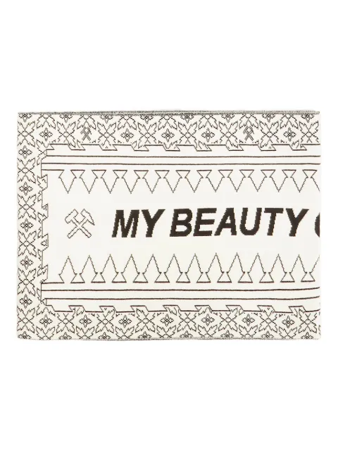 GmbH logo-patch scarf