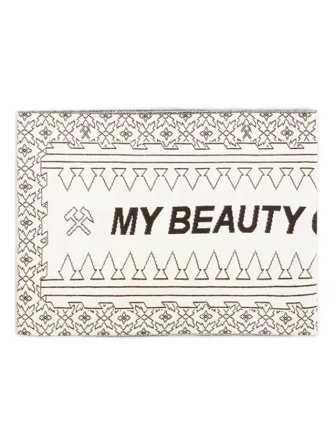 GmbH logo-patch scarf