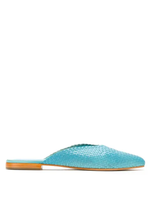 Sarah Chofakian mules trenzados
