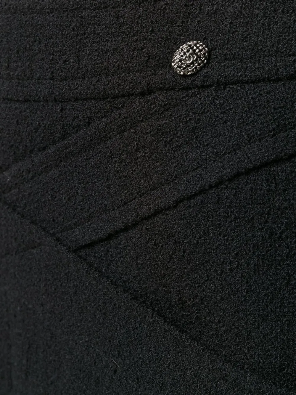 Crisscross Detail Fitted Skirt