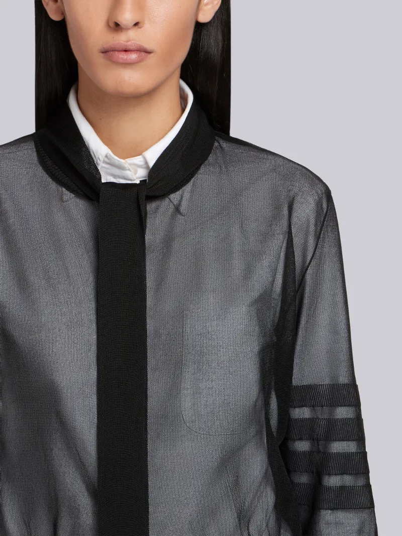 4 Bar Relaxed Necktie Blouse Thom Browne Official