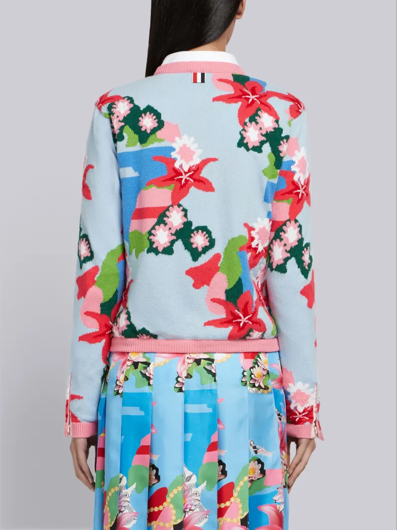 Floral Intarsia Cardigan Jacket | Thom 