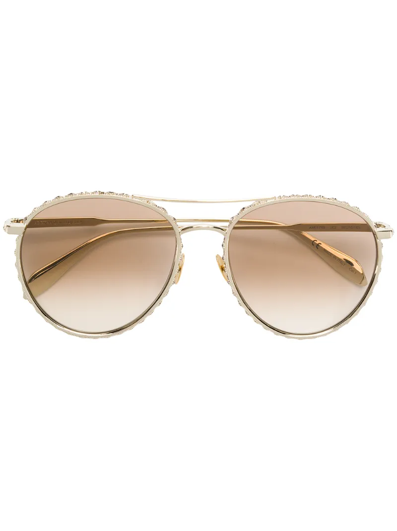 Alexander Mcqueen Eyewear солнцезащитные очки с декором