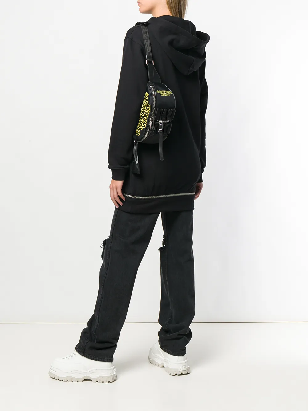Moschino Couture Wars cluch - Zwart