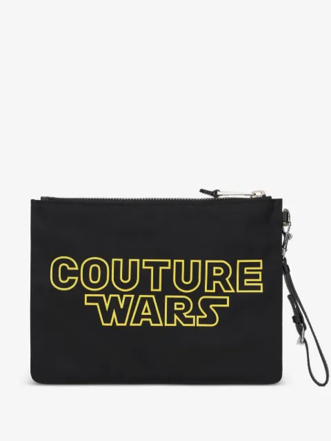 Moschino wrist-strap clutch bag
