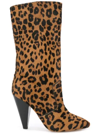veronica beard leopard boots