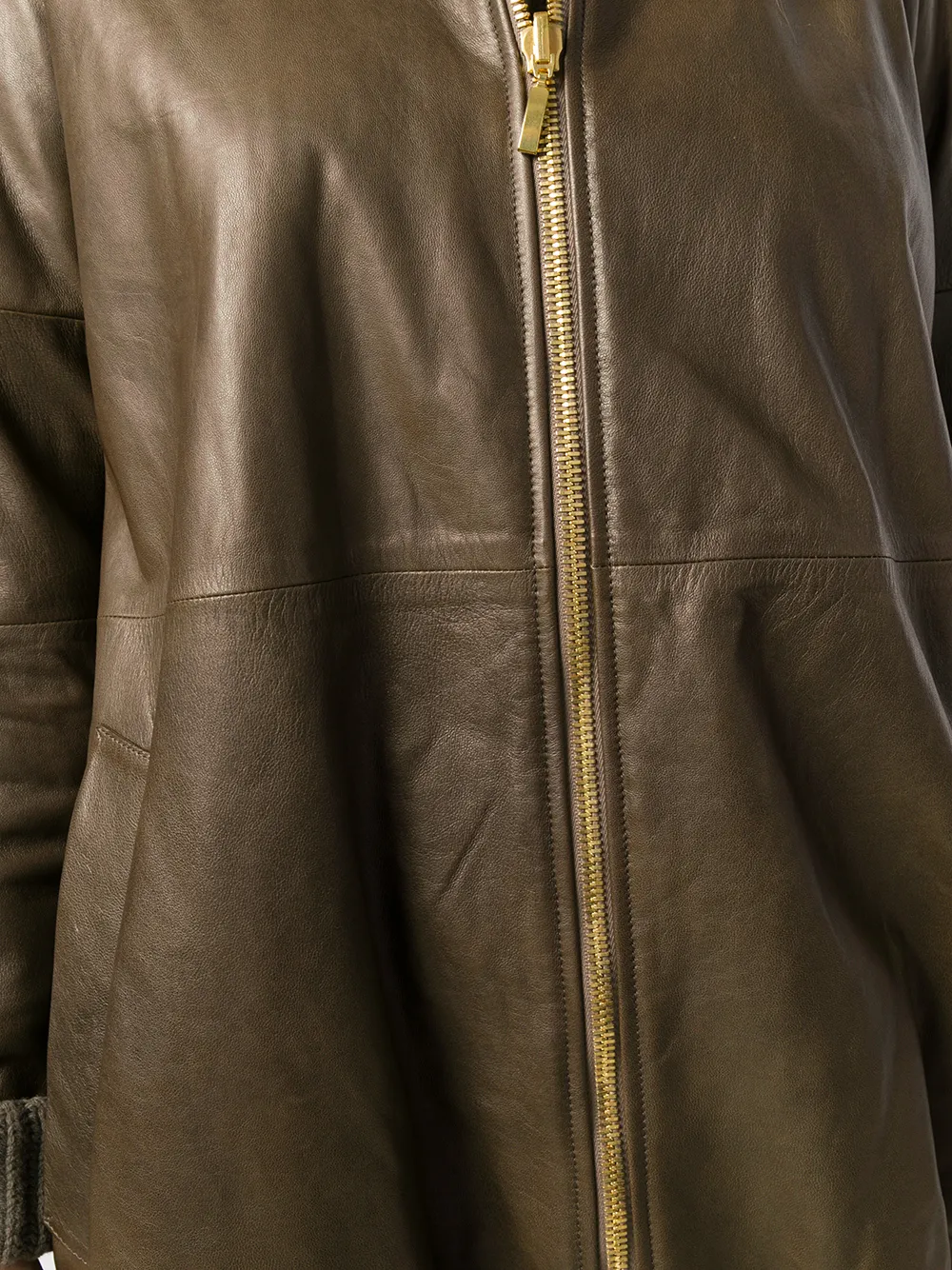 Alberta Ferretti oversized bomber jacket Bruin