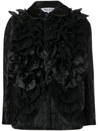 comme des garcons ruffle jacket