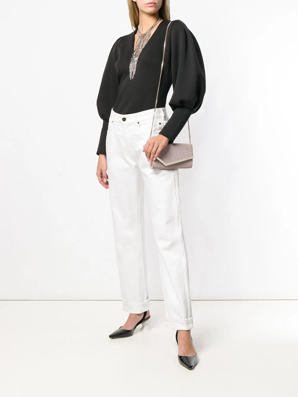 Jimmy Choo Emmie clutch bag - Roze