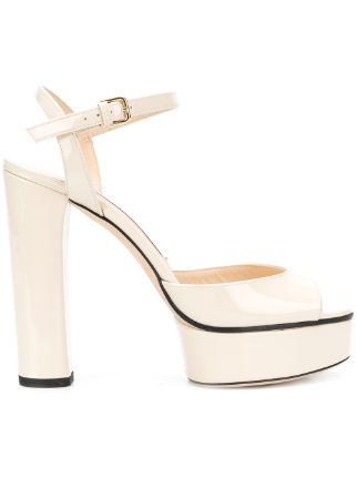 Jimmy choo peachy platform hot sale sandals