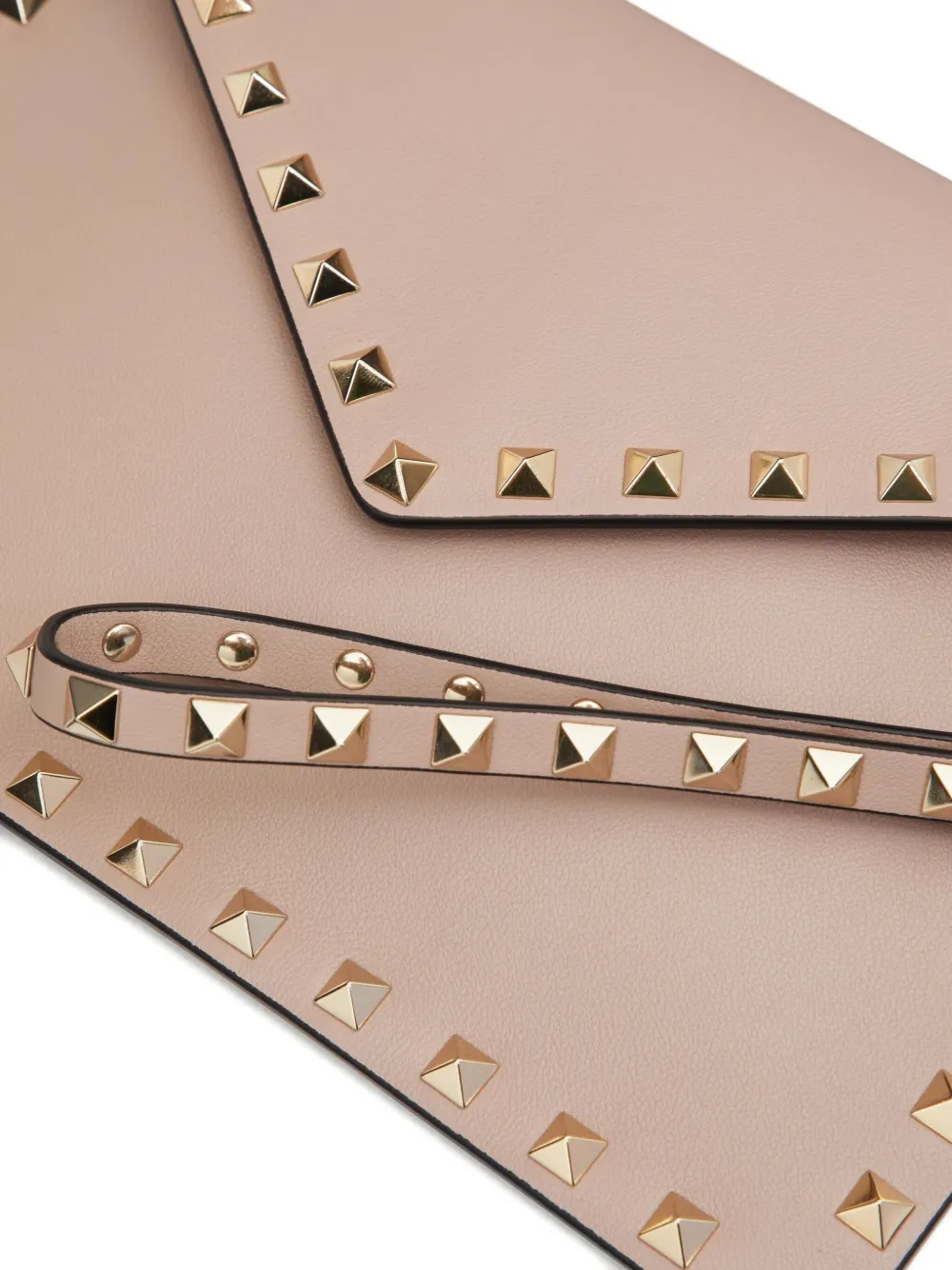 美品 VALENTINO ヴァレンティノ ROCKSTUD Clutch Valentino Garavani Rockstud Clutch Bag | Silver | FARFETCH