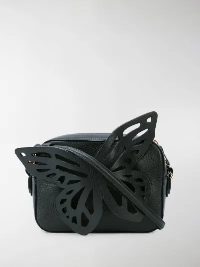 Sophia Webster Flossy camera bag black 