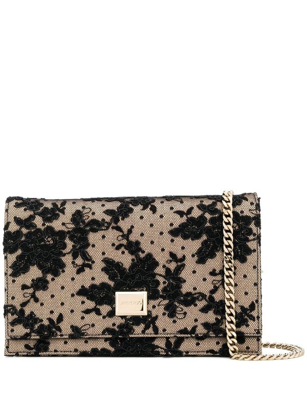 black lace clutch