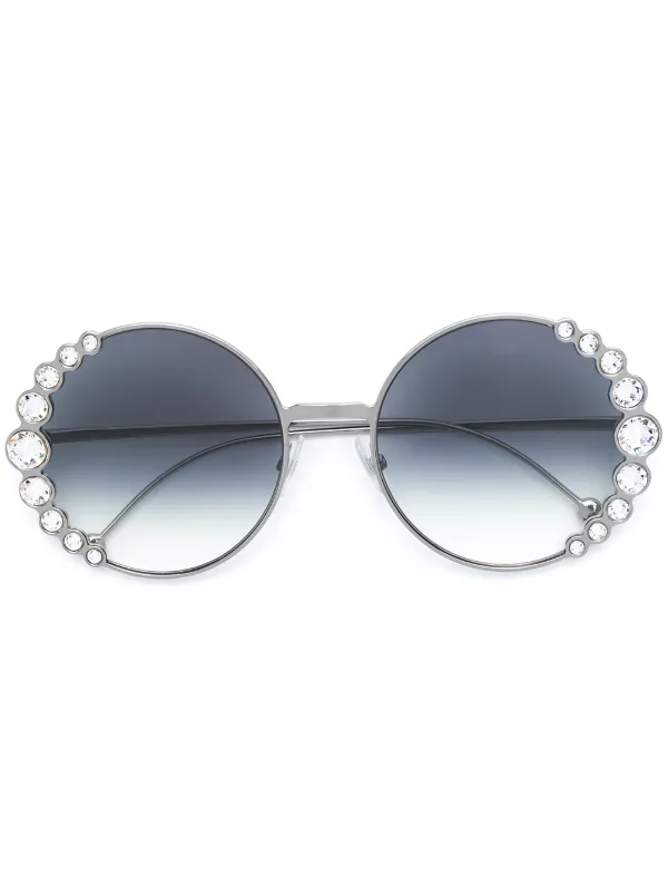 fendi embellished sunglasses