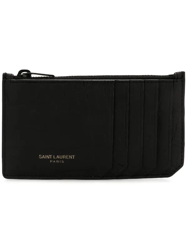 Saint Porte Cartes Farfetch Laurent De À Détail Zip SqUzVpGM