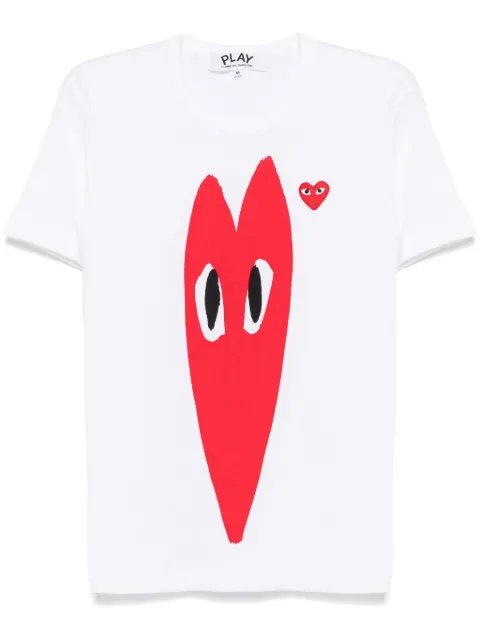 Comme Des Garçons Play logo-print cotton T-shirt