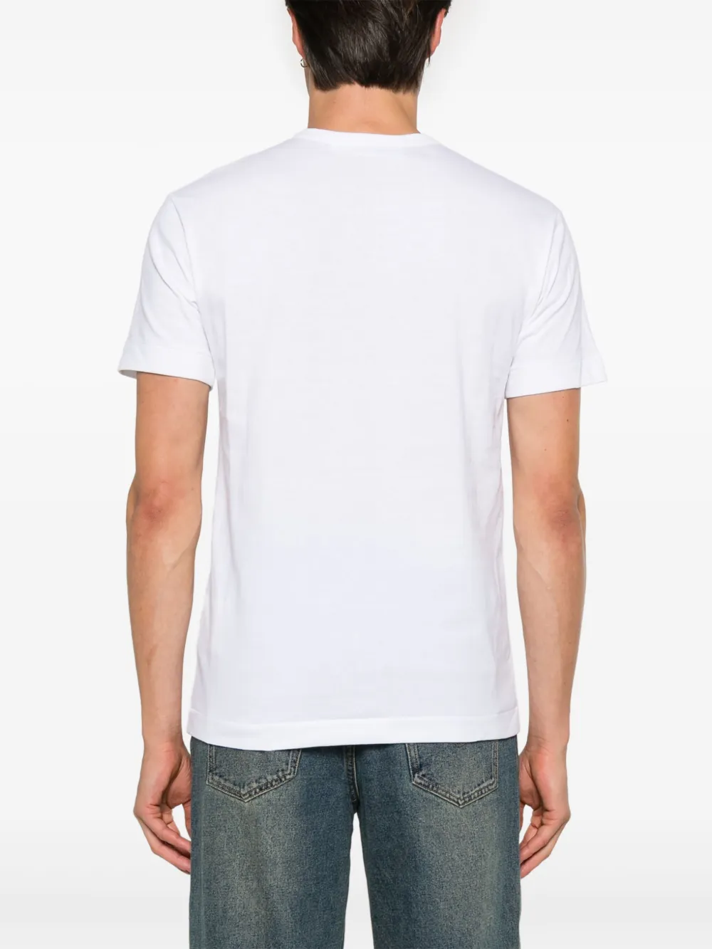 Comme Des Garçons Play T-shirt con logo a contrasto | Abbigliamento | Image 4
