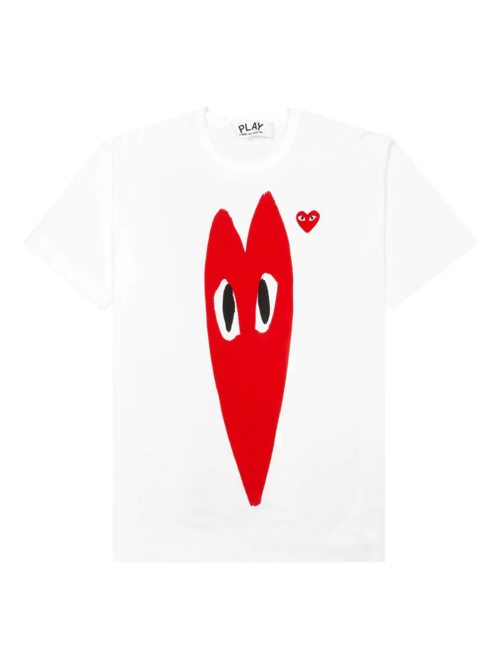 Comme Des Garçons Play logo-print cotton T-shirt | White | Image 1