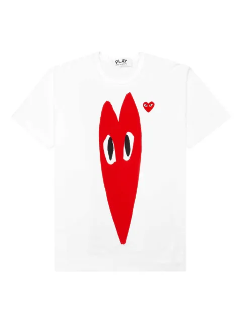 Comme Des Garçons Play logo-print cotton T-shirt