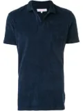 Orlebar Brown Towelling Resort polo shirt - Blue