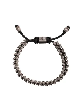 white gold skull bracelet