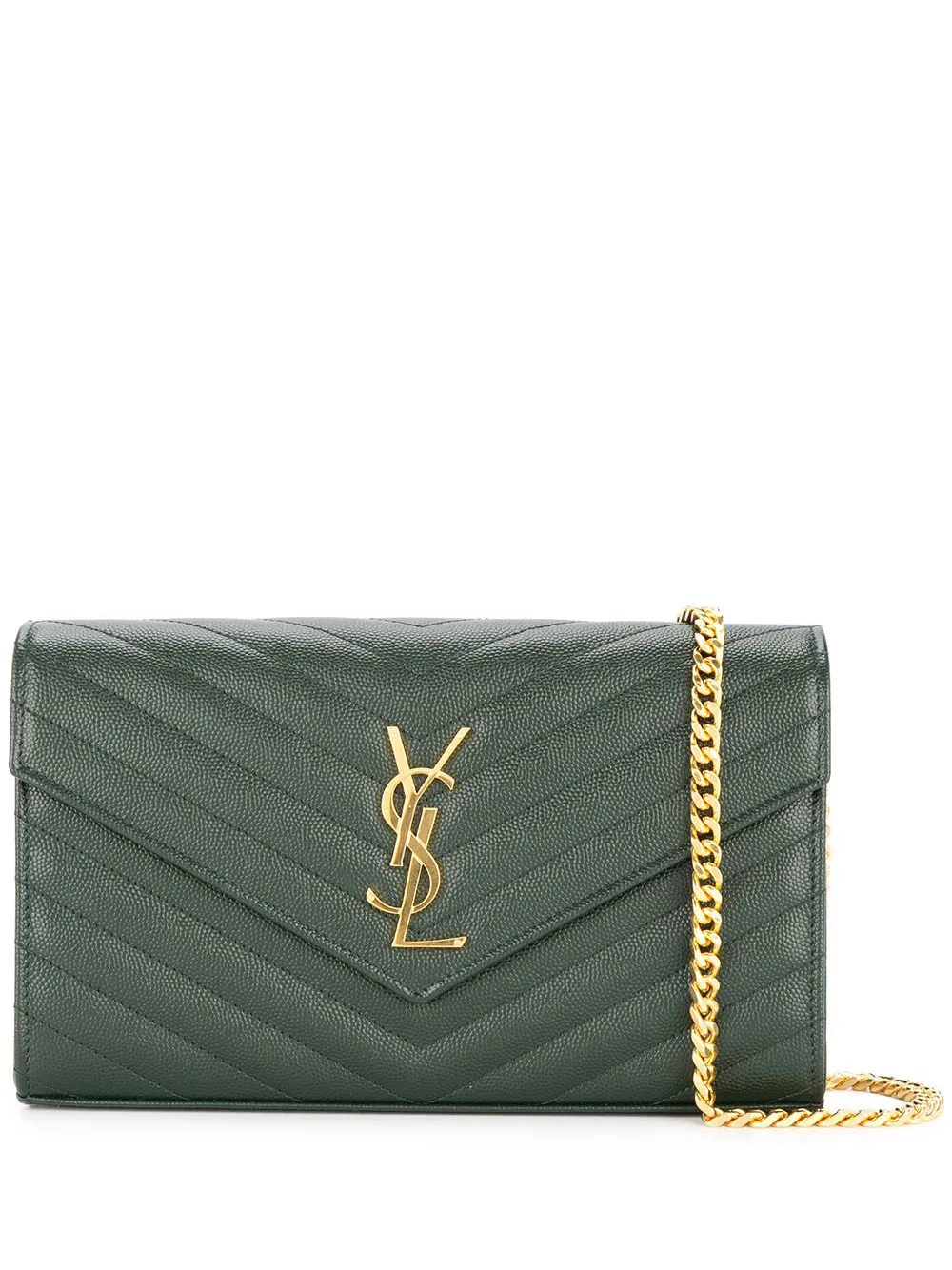 Image 1 of Saint Laurent monogram chain clutch