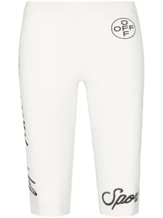high waisted white cycling shorts