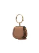 Chloé beige Nile mini leather bracelet bag
