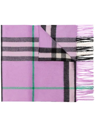 burberry cashmere scarf purple