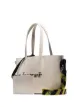 Off-White beige sculpture canvas tote