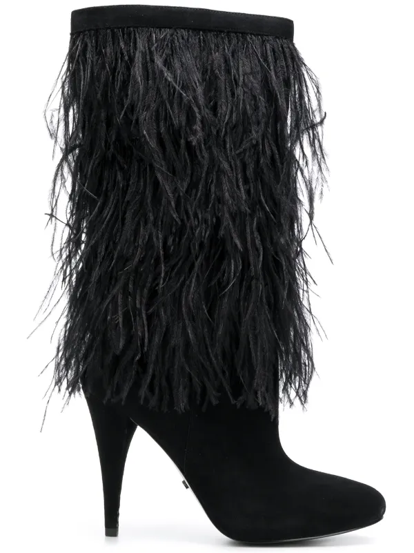michael kors feather boots