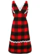 Image 1 of Calvin Klein 205W39nyc check apron dress