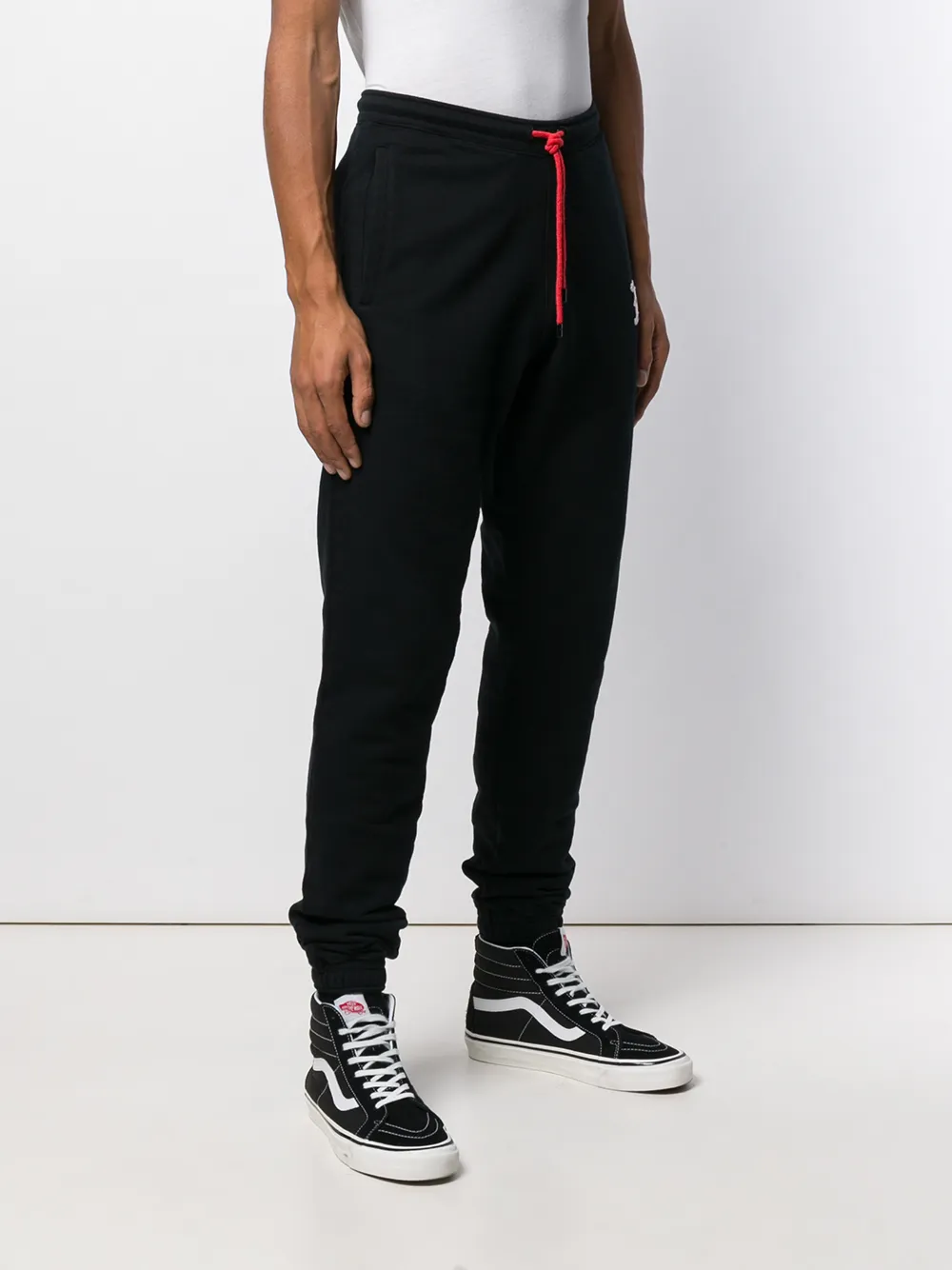 COUNTY OF MILAN loose track trousers Zwart