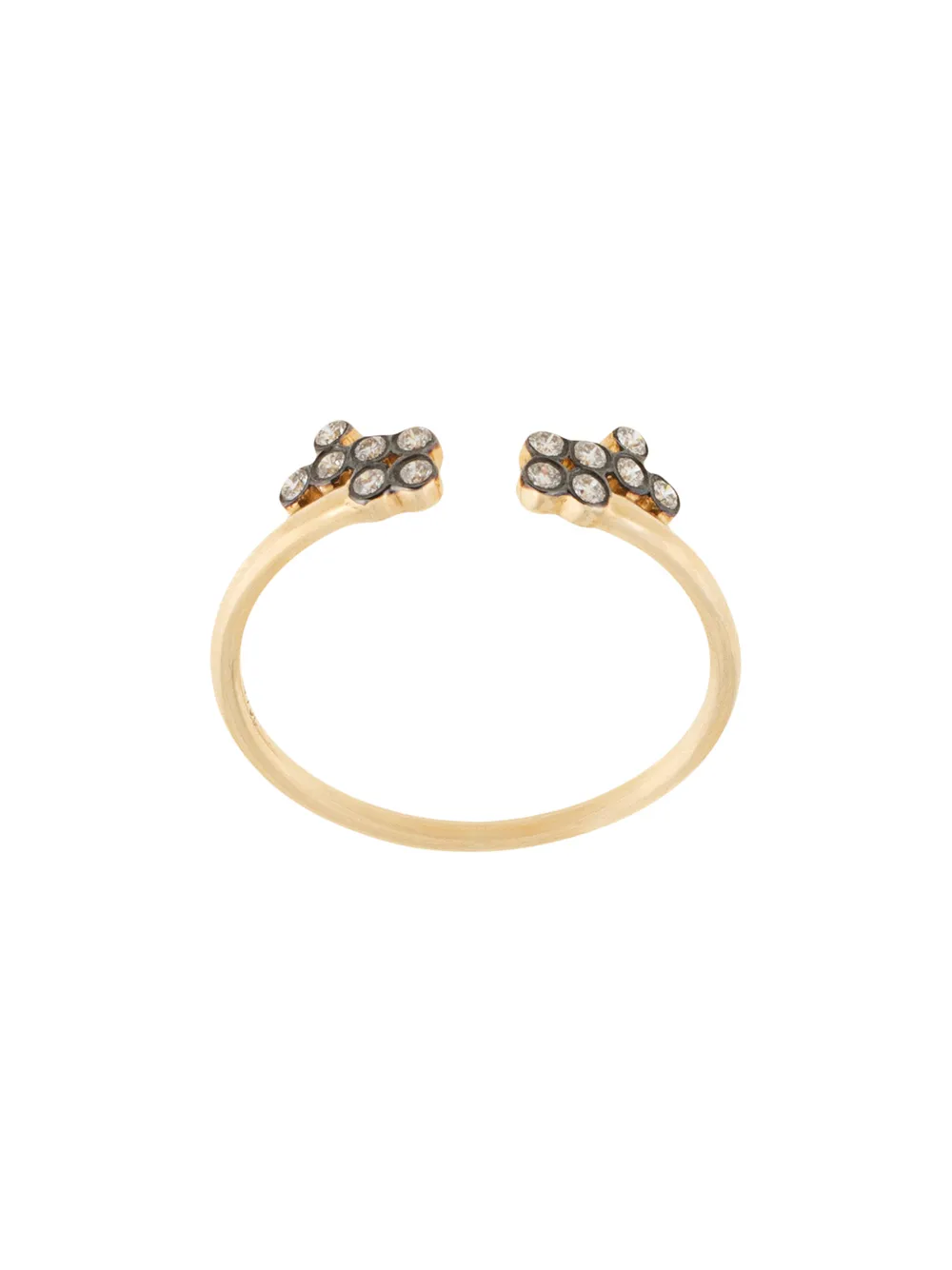 Yannis Sergakis Black Diamond C Ring Farfetch