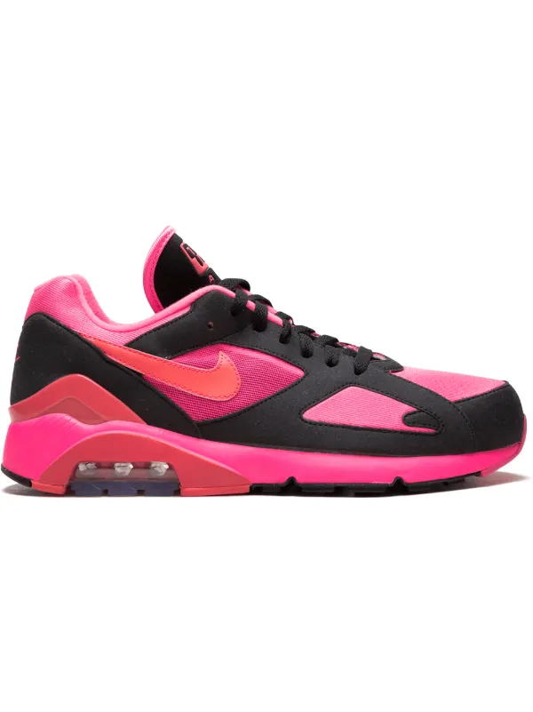 Shop pink \u0026 black Nike Air Max 180 Comme des Garçons sneakers with Express  Delivery - Farfetch